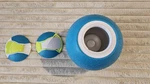 Yaylabs Play And Freeze Ice Cream Ball Maker Blue/green Portable Homemade.... Fixed Price $23.72.