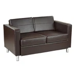 Osp Home Furnishings Pacific Loveseat Espresso Faux Leather. Fixed Price $586.99.