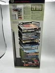 Atlantic Onyx Dvd Tower 28 Disc Wall Mount Media Storage Rack Steel Wire Black. Fixed Price $39.99.