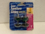 Waxman Softtouch 1" Carpet Furniture Glides (4-PACK) Protects Floors!. Fixed Price $16.99.