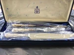 Birks Regency Louise De France Three Piece Carving Set With Storage Case Nos. Fixed Price $54.99.