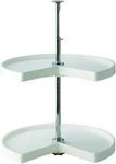 Knape & Vogt Lazy Susan Kidney Shaped 24" (set) White, PKN24ST-W. Fixed Price $93.99.