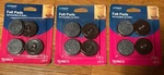 Softtouch By Waxman 1-1/2 Felt Pads 8 Pieces. Fixed Price $19.99.