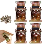 Table Leg Folding Brackets 4 Pcs Self-lock Extension Hinge For Wall Shelf. Fixed Price $24.23.