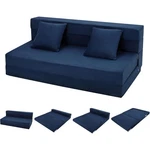 Folding Sofa Bed With Pillow, Convertible Sleeper Chair, Memory Foam Futon Couch. Fixed Price $150.65.