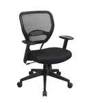 Space Seating 55 Series Professional Dark Grid Back Office Desk Chair, Black. Fixed Price $187.89.