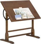 Vintage Drafting Antique Design Solid Wood Angle Adjustable Rustic Oak. Fixed Price $309.20.