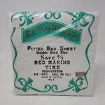 Vintage Longwear Fitted Bed Sheet Double Size Nos Japan. Fixed Price $17.69.