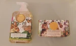 New Michel Design Works Bunny Garden Liquid Hand Soap & Artisinal Bar Set. Fixed Price $28.00.