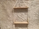 New Boho Design Wall Shelf Macram 2 Hanging Shelves. Fixed Price $16.90.