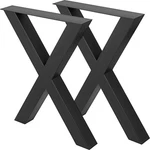 Vevor Black Table Legs X-frame Metal Dining Desk 720X600MM. Fixed Price $92.99.
