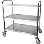 Luxor ST3 33 1/2 21 3TIER Stainless Steel Utility Cart. Fixed Price $275.88.