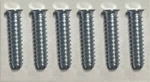 6X Ikea Euro Countersunk Screws Fx Steel 27MM Part # 102138. Fixed Price $10.98.