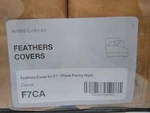 Mario Capasa Feathers Covers For F7 Chase Facing Right - Color Camel. Fixed Price $295.00.