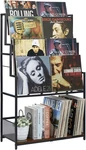 5-TIER Vinyl Record Storage Stand Holder With Display Shelf,large Capacit. Fixed Price $69.00.