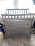Dream On Me-marcus Baby Changing Table/dresser (storm Grey) Model #602-SGY. Fixed Price $160.00.