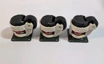 Lot Of 3 Foot Master GD-60-F-NYN Leveling Caster 50MM Wheel, 58MM Spacing 280KG. Fixed Price $75.00.
