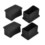 Uxcell Rubber Rectangle Chair Leg Caps End Pad Feet Cover 50MM 30MM, Black. Fixed Price $14.76.
