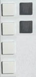 6X Ikea Besta Ring Covers White + Black Part # 133194 133195 133196 13303 13304. Fixed Price $11.98.