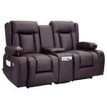 Vevor Loveseat Recliner Sofa Pu Leather Electric Heating & Massage. Fixed Price $889.90.