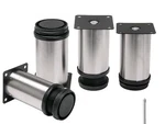 Set 4 Stainless Steel Furniture Legs Kitchen Cabinet Sofa Bed Feet Adjustable. Fixed Price $17.99.