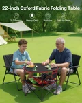 Vevor Folding Camping Table, Portable Outdoor Lightweight Picnic 600D Oxf. Fixed Price $45.06.