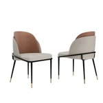 Set 2 Upscale Microfiber Leather Dining Chairs Softest Backrest Kitchen. Fixed Price $239.92.