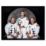 Space Nasa Apollo 11 Crew Armstrong Collins Aldrin Wall Art Print Framed 12X16. Fixed Price $34.99.