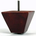 Daddy 3" Mahogany Finish Pyramid Sofa Leg, Set 4. Fixed Price $45.35.