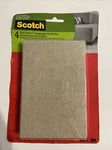 Scotch Felt Pads, Rectangle, Beige, X 6 In., Pads/pack (SP840-NA) New. Fixed Price $8.00.