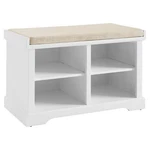Crosley Furniture Anderson Transitional Wood Entryway Storage Bench In White. Fixed Price $170.65.