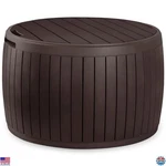 Outdoor Storage Deck Box 37 Gallon Waterproof Patio Table Bin Brown. Fixed Price $148.95.