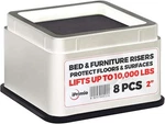Iprimio Bed & Furniture Risers White, Square, 2 Inch Lift, Up To 10000LBS, 8PCS. Fixed Price $36.94.