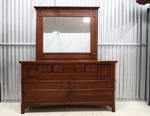 Lexington Bob Timberlake Arts & Crafts Dresser With Mirror. Fixed Price $2375.00.