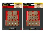 Scotch Gripping Pads Value Pack, Assorted Sizes, Brown, 36 2. Fixed Price $14.09.