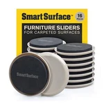 Furniture Sliders For Carpet - 16 Pack 3.5" Round 8295 Coasters Heavy. Fixed Price $23.28.