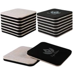 Liyic 4IN Square Felt Sliders For Hard Surfaces - Heavy Duty Reusable Black. Fixed Price $21.82.