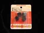 Shepherd Hardware BPT05BK 5/8" Black 9112 Plastic 4 Piece Leg Tips Set. Fixed Price $7.99.