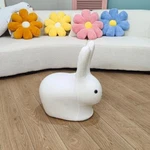 Cartoon Rabbit Ottoman Footstool Kids Rolling Cute Chair Leisure. Fixed Price $192.21.