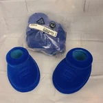 Set Of 4 Ikea Barnslig Blue Shoes Furniture Feet Table Chair Leg Protectors. Fixed Price $49.95.