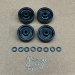 Set Of 4 Leggett & Platt Adjustable Bed Base 2" Frame Roller Wheels. Fixed Price $30.00.