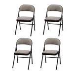Meco Sudden Comfort Deluxe Metal Fabric Padded Folding Chair Set, Black (4 Pack). Fixed Price $142.99.