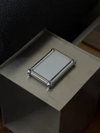 Light Gray Usm Haller Modular Matcha Coaster Aluminum Coffee Cabinet Table Mcm. Fixed Price $55.00.