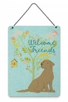 Carolines Treasures Welcome Chocolate Labrador Retriever Wall Door Hanging Print. Fixed Price $19.49.