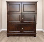 Baker Furniture Milling Road Maple Cabinet Raised Panel Doors Brushed Finish. Fixed Price $584.00.