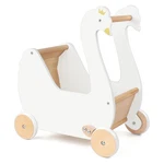Wooden Doll Stroller, Baby Pram Toy, Swan Walker For Toddler Boys.... Fixed Price $89.45.