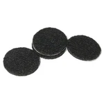 Richelieu America 93669TV Tg 24PK 1.5" Blk Round Pad - Quantity. Fixed Price $23.01.