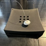 Ikea Knyck Black Napkin Holder Modern 21240 Euc. Fixed Price $11.66.