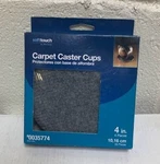 Softtouch 4" Round Carpet Caster Cups Pieces #0035774 Waxman Tables Chairs. Fixed Price $9.99.