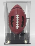 Football Display Vertical 85% Uv Acrylic Nfl Ncaa Full Size Showcase Best. Fixed Price $40.80.